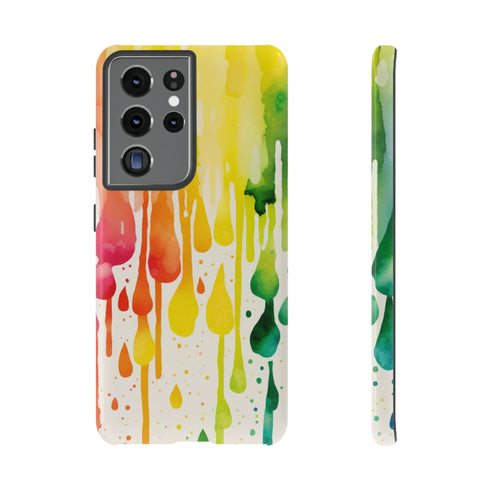 Rainbow Spring Showers - Impact Resistant Phone Case